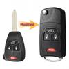XJMYNB For Chrysler Aspen 300 Dodge Jeep Commander Grand Cherokee 2/3/4/5/6 Buttons Modified Flip Remote Car Key Shell Case