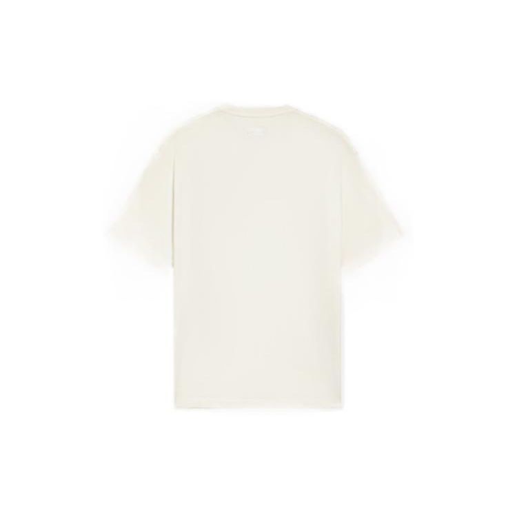 Футболка мужская Li Ning Plain Printed Breathable Sports Casual с коротким рукавом бежевого цвета AHSS359-7