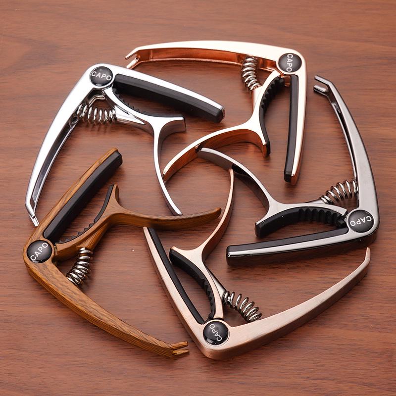 Zinc Alloy Dual-Use Capo for Acoustic & Electric Guitars