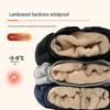 Детские флисовые спортивные штаны - Теплые зимние леггинсы, Модные брюки из овчины для детей
