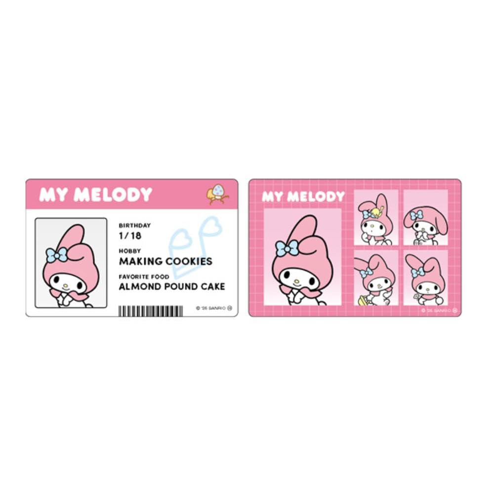K Company Набор наклеек в стиле ID-карты с персонажами Sanrio My Melody SAC-IST-MM