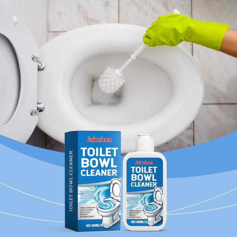 Efficient Toilet Cleaner for Bathroom Stain Odor Removal Deep Cleaning Liquid Household Portable 100ml Easy Application
