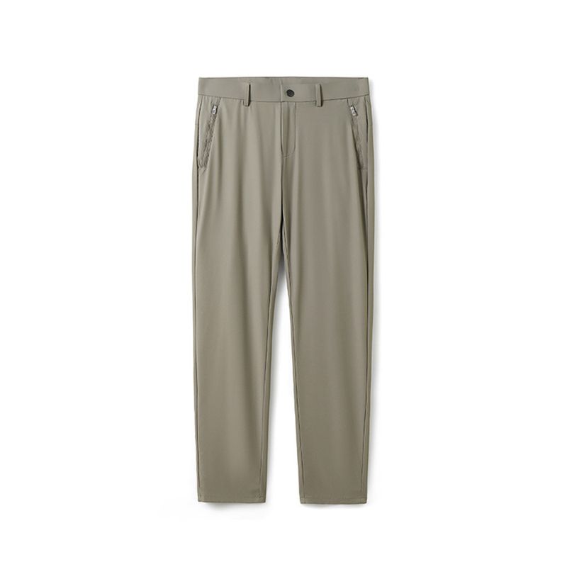 Outdoor Quick-Dry Cool Elastic Straight-Leg Business Casual Pants for Men, Summer Thin Style, Export Men's Pants with Drape Effect, Long Pants