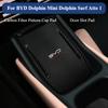 Для BYD Dolphin Mini Surf Atto 1 Коврик-вкладыш в подстаканник с рисунком под карбон, противоскользящий коврик для интерьера автомобиля