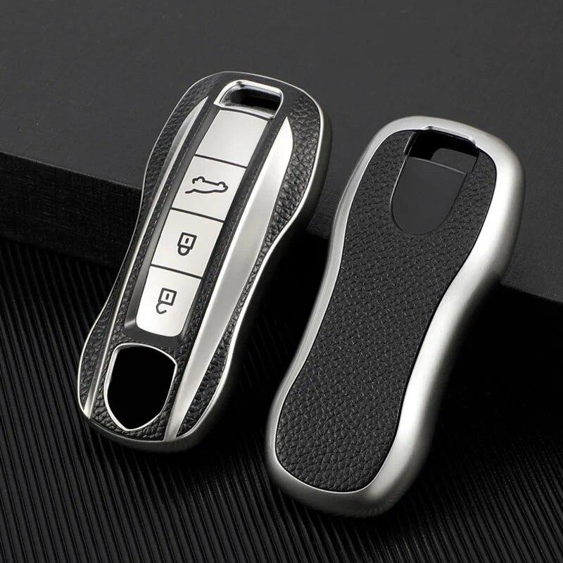 Чехол для автомобильного смарт-ключа, чехол-держатель для Porsche Cayenne 958 911 Lepin 996 Macan Panamera 997 944 924 987 987 Gt3 Cayman 987