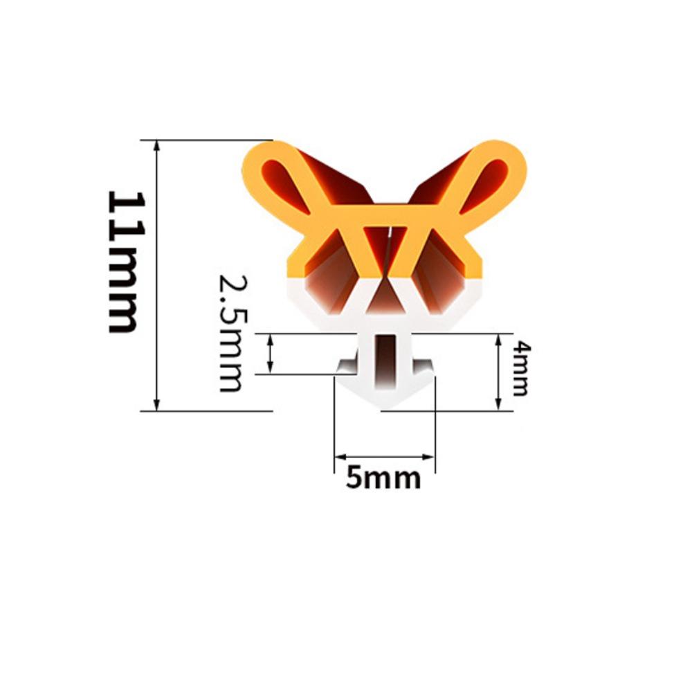 4M Flexible Window Sealing Strip Soundproof Door Draft Stopper High Quality Weather Stripping