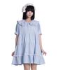Whinny Secret Magic Милое Платье Летняя Одежда F Sax [WEGO] Платье-Тройка С Коротким Рукавом Женское