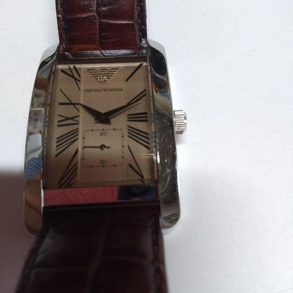 Used Emporio ARMani Men's Watch AR-0154 Working Condition