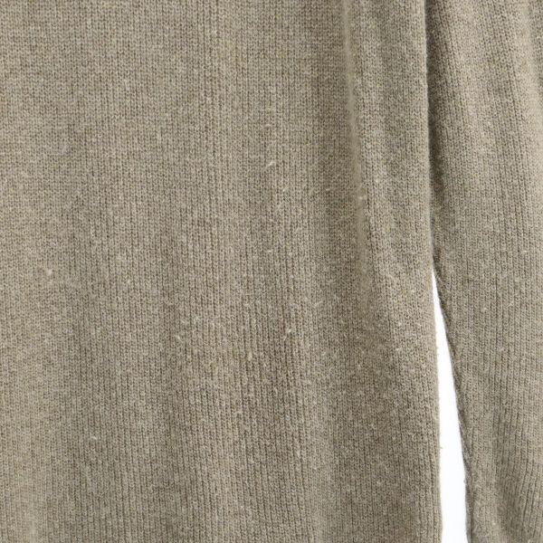 Emporio Armani Вязаное платье с длинным рукавом F бежевое Женское Б/У