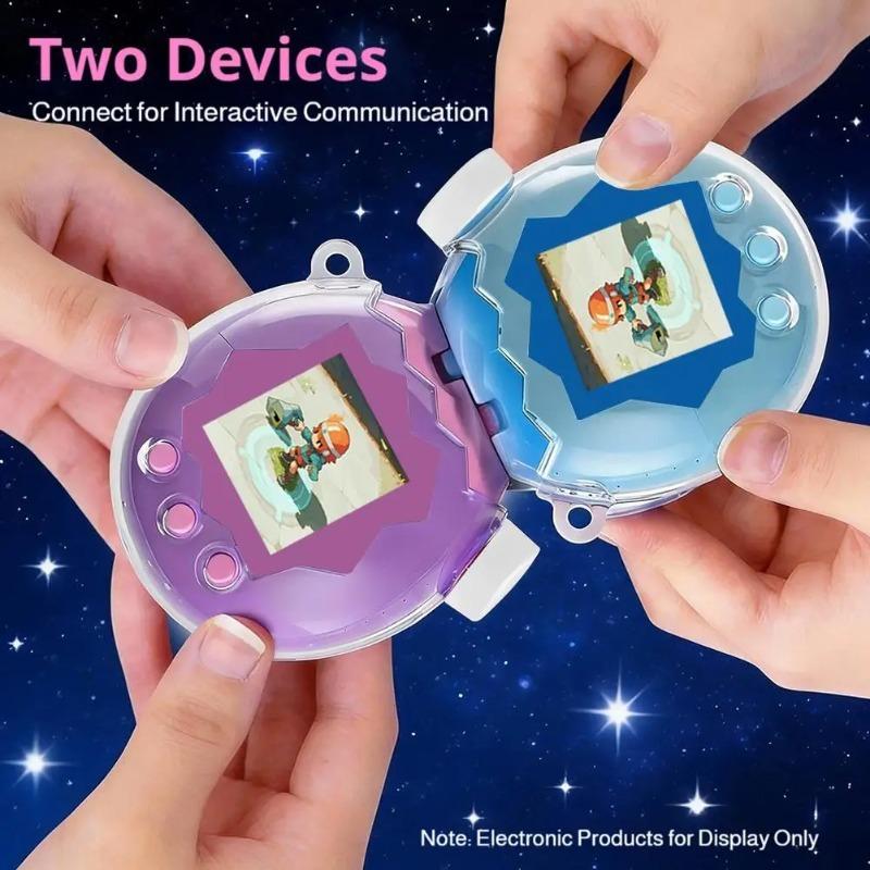 Clear PC Protective Case for Tamagotchi Paradise Transparent Shockproof Full Cover Shell Game Console Decorative Cover