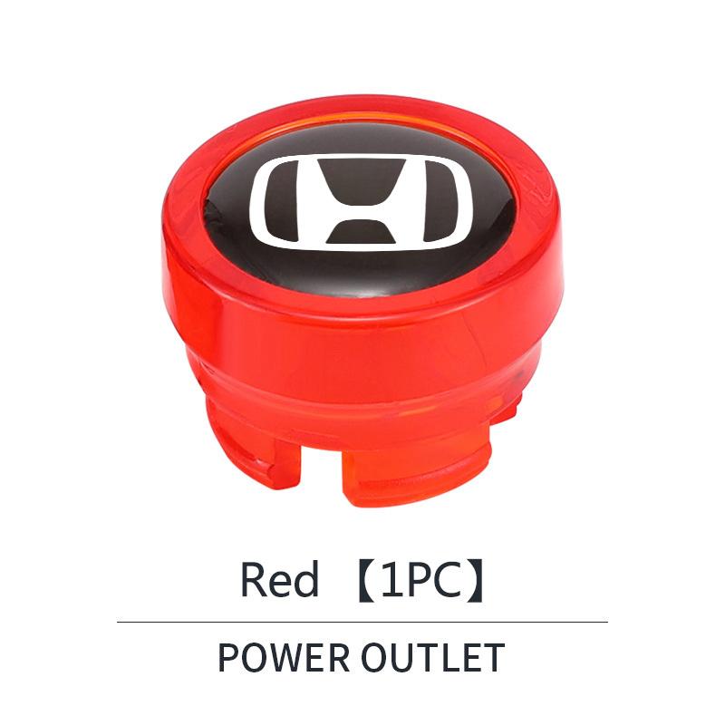ARG1 Car Cigarette Lighter Cover Button Protector Case Dust Cap For Honda Mugen Power Civic Accords CRV Hrv Jazz CBR VTEC Accessories