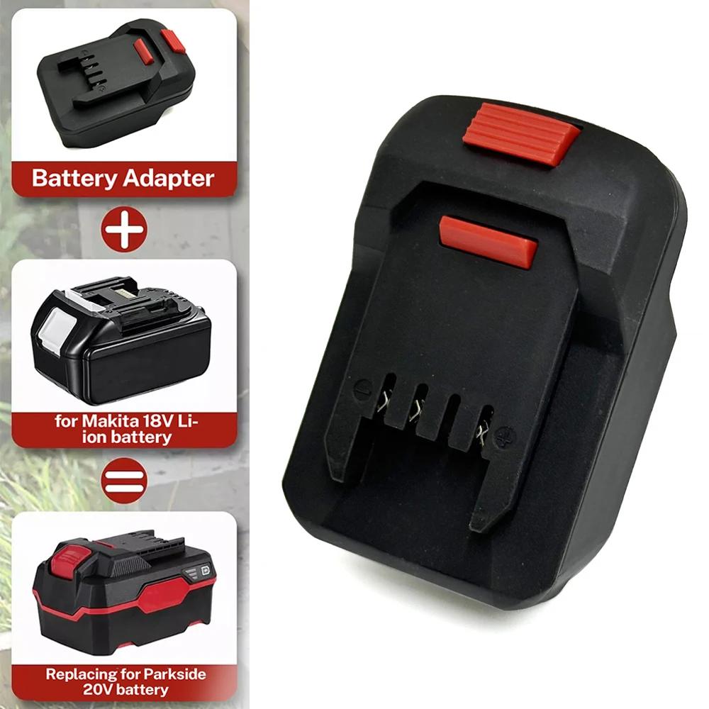 Converter Adapter for Makita 18V Li-ion Battery to converts to Lidl Parkside X20V Li-ion battery adapter power tool accessories