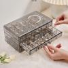 Jewelry Storage Box Transparent Multi-layer Large Capacity Ring Earrings Necklace Bracelet Home Internet Celebrity Drawer