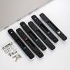 New Stainless Steel Sliding Door Lock Durable Embedded Lock Window Latch Invisible Door Handle Lock Sliding Window