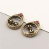 Ethnic Tibetan Buddhist Vajra Rotating Pendant Charm Religious Decoration Blessing Amulet Protection Amulet,Brass Hanging Pestle
