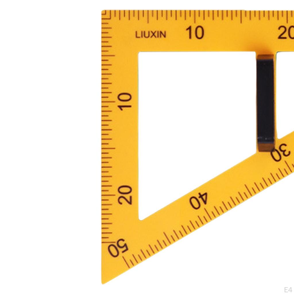 Large Number Math Geometry Equipment Protractor Ruler Angle Measurement Teacher Aids Drawing