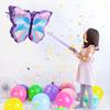 Бабочка Пиньята Детская пиньята с веревочкой и палочкой, конфетти с завязанными глазами для девочек, интерактивные принадлежности для дня рождения, реквизит для фотосъемки, держатель для конфет