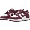 Nike Кроссовки детские Dunk Low PS Redwood белые Gym-красные FB9108-115