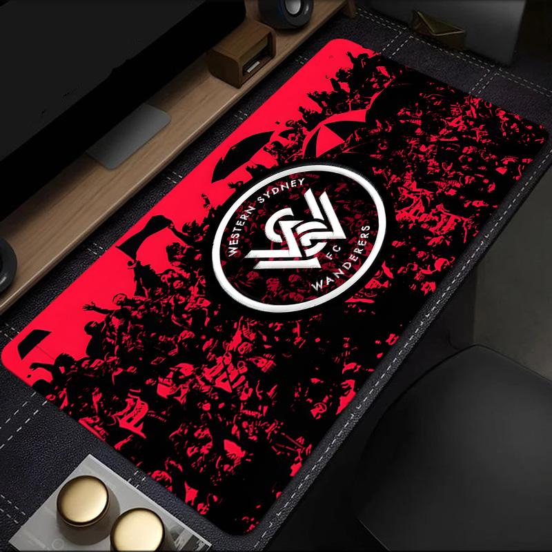 Western Sydney Wanderers Fc Mouse Pad, Rubber Base, Mouse Pad for Gamers and Office Use, Gaming Desk , Easy To Clean Mat Christmas fan gifts