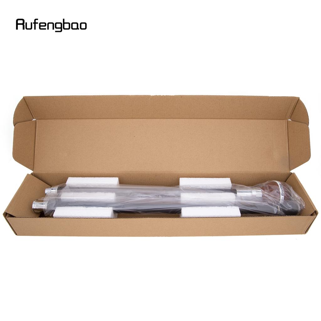 Красный Белый Шар Серебряная Трость Модная Декоративная Трость Джентльмен Элегантная Косплей Трость Посох 92см