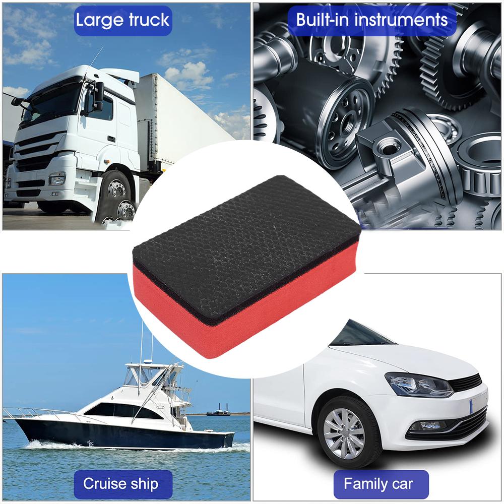 Очиститель грязи для автомойки Magic Clay Bar Sponge Block Pad Удаляет загрязнения перед полировкой Воск для ухода за автомобилем Аксессуары для мытья