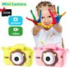 Детские мини-камеры с героями мультфильмов, 40-мегапиксельный HD-экран, развивающие детские игрушки, портативный цифровой фоторегистратор для мальчиков и девочек, подарок на Рождество и день рождения