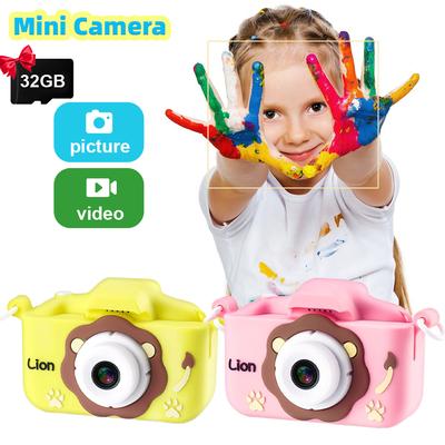 Детские мини-камеры с героями мультфильмов, 40-мегапиксельный HD-экран, развивающие детские игрушки, портативный цифровой фоторегистратор для мальчиков и девочек, подарок на Рождество и день рождения