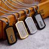 Titanium Steel Men 'S Tag Pendant New Personalized Fashionable Titanium Steel Necklace
