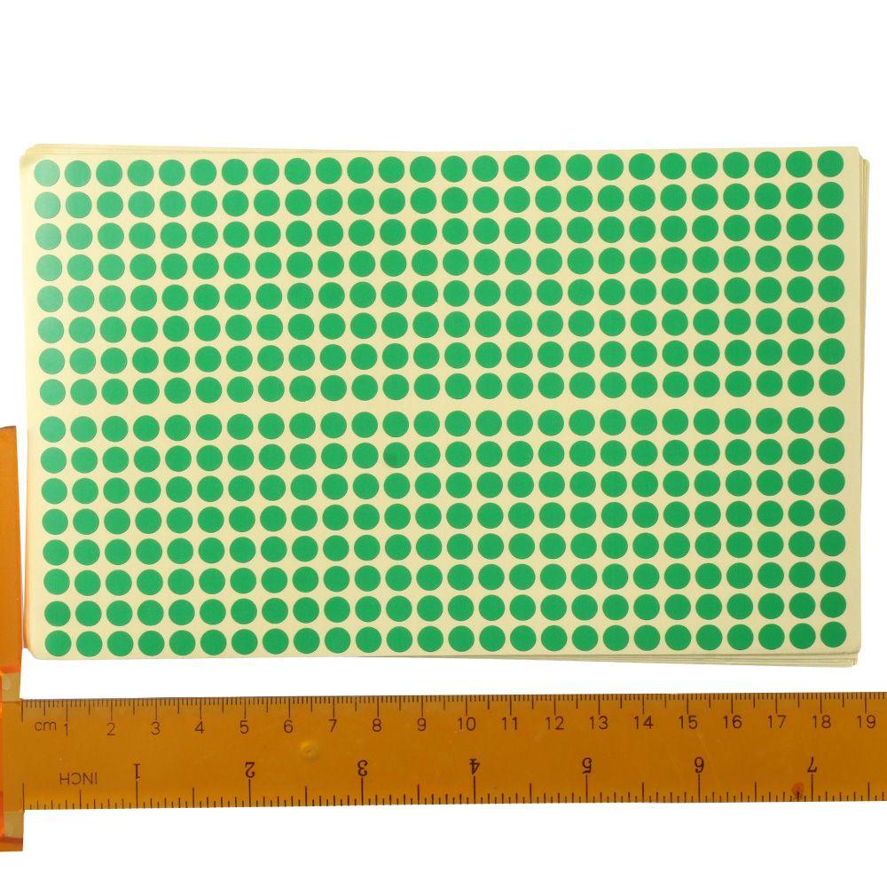 6528PCS Multicolor Circle Dot Stickers 16 Colors Round Coding Office Dot Labels Small Self-adhesive Paper Dot Stickers