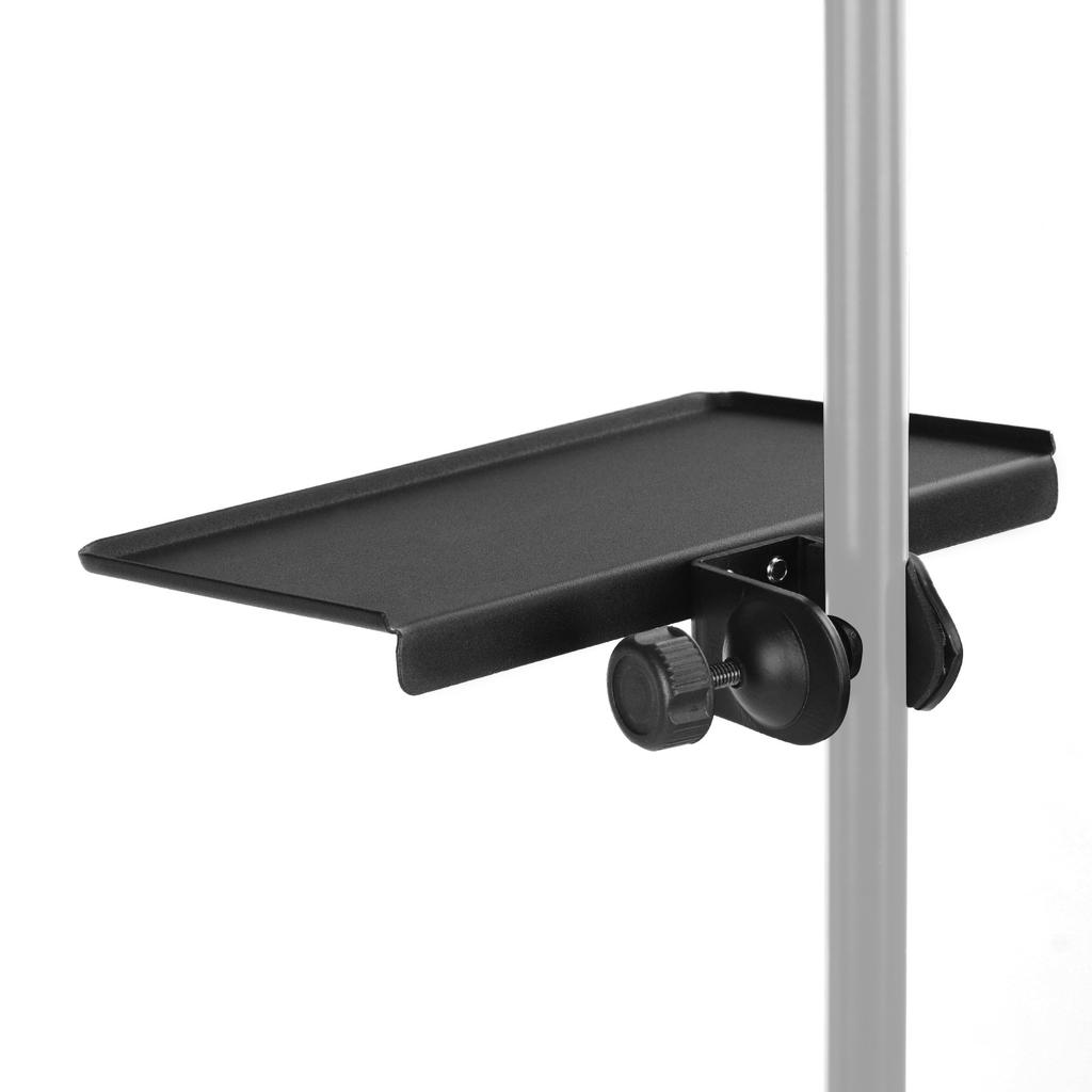 Universal Microphone Stand Clamp On Tray Metal Material with Mounting Clamp