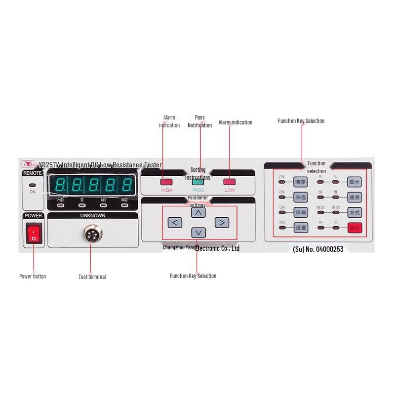 CZYAZI YD2511A DC Low Resistance Tester (CN version)