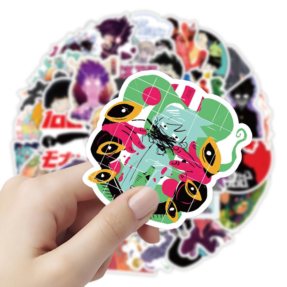 10/30/50/100 шт. Классические аниме-наклейки Mob Psycho 100, Забавные мультяшные декали, Декор для DIY-дневника, блокнота, багажа, Крутая наклейка, Игрушка