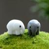 Glass Ornaments Home Room Miniature Fairy Garden Decoration Elephant Figurine Micro Landscape