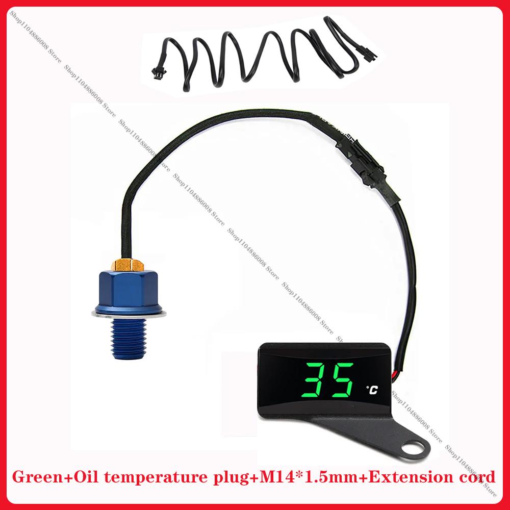 Motorcycle oil temperature gauge universal motorcycle temperature measuring instrument modificat thin thermometer