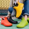 Fashion Comemore New Rain Boots Women Waterproof Men's Short Rain Boots Non-slip Kitchen Water Shoes Thick-soled Fishing Rubber Shoe 44