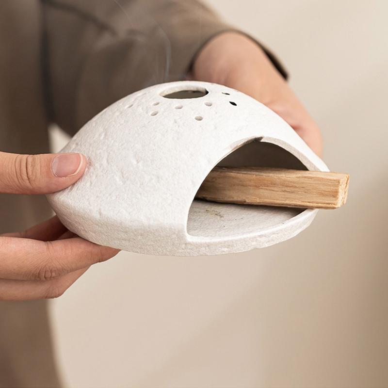 Керамическая подставка для благовоний для Пало Санто, Белого шалфея, конусных благовоний, украшение для домашнего декора