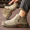 Fashion Shoes for Men Anti-smashing Anti-piercing Safety Breathable Work Boots Men High Quality Light Protective Shoes Zapatillas Hombre