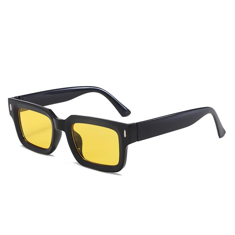 New Vintage Square Sunglasses Women Men Luxury Brand Glasses Small Rectangle Sun Glasses Female Ellipse Eyewear Uv