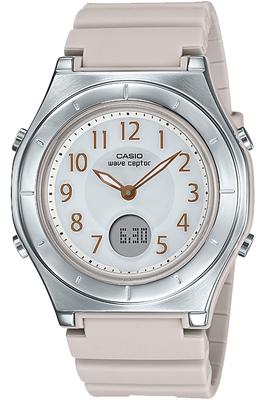 Солнечные часы Бежевые [Casio] Радиоуправляемые LWA-M145-4AJF Женские