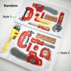 8Pcs Simulation Plastic Saw Pretend Play Miniature Fix Tool Playing House Repairing Toy Set For Kids