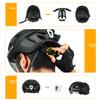 WestBiking Integrated One-Piece Bicycle Riding Helmet with Tail Light Safety Cap