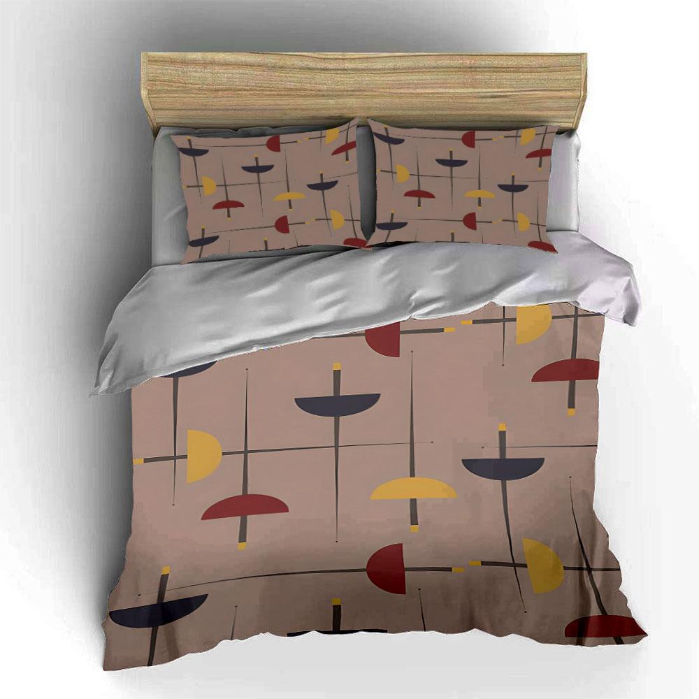 Abstract shapes and lines. Bedding sets Duvet cover sets Duvet covers Pillowcases(1 * Duvet Cover 2 * Pillowcases without duvet insert)
