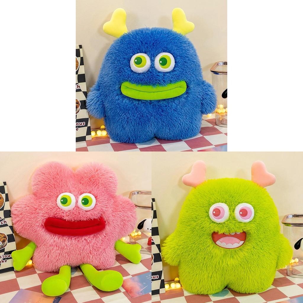 Mouth Big Cartoon Monster Plush Toy Cute Sausage Lip Monster Doll Kids Gift