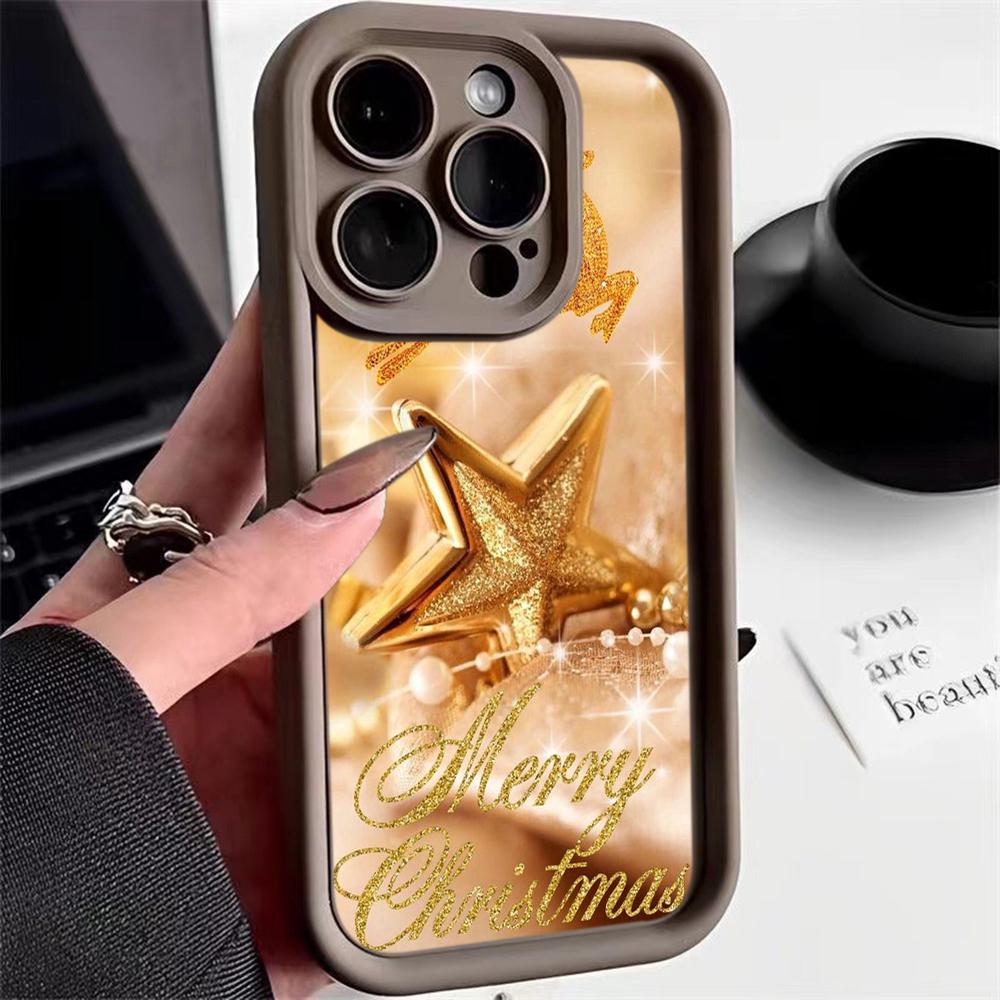 Мягкий чехол Sky Eye Ladder для Xiaomi 14T Redmi 12c 13c 14c Note 11 12 13 Pro 11s 12s Все модели Xiaomi Redmi Чехлы для телефонов NY37 Новый год Счастливого Рождества