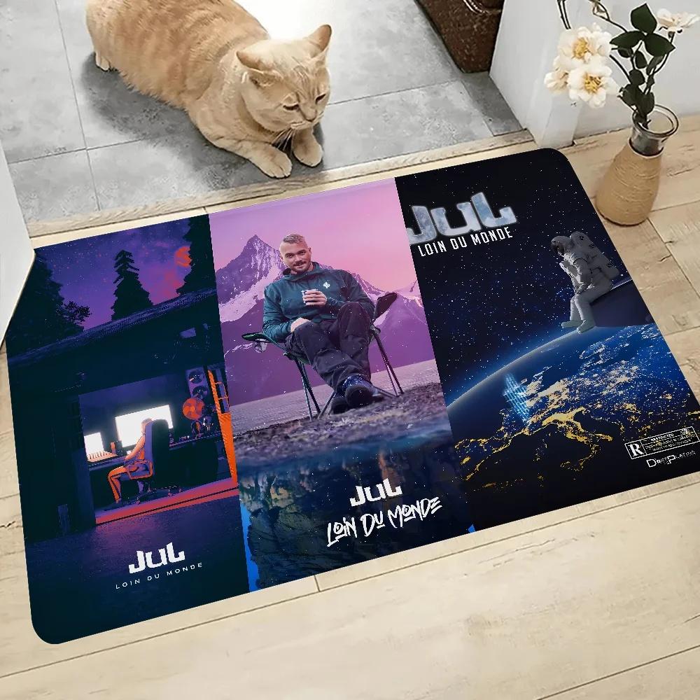 Рэпер J-JuL C'est Pas Des Lol Коврик для пола Мягкий противоскользящий ковер для ванной комнаты спальни Стильный приветственный коврик Машинная стирка