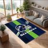 Seattle Seahawks Crystal Velvet Carpet Soft Anti?Slip Floor Mat Comfortable Home Living Room Bedroom Decor Rug