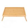 Bed Table Tray with Folding Legs Poratble Breakfast Tray Foldable Serving Tray for Sofa Bed Eating