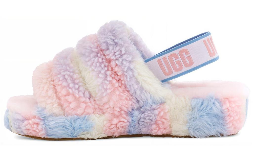 UGG Шлепанцы Fluff Yeah Slide Cali Collage Женские 1120070-PSTR