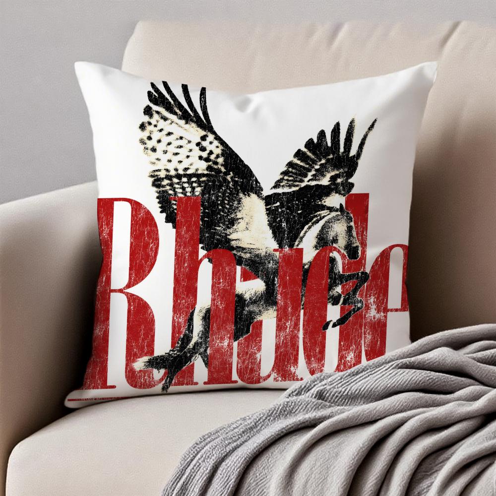Fashion Brand RRHUDEs Cushion Cover Pillowcase Antidustmite Invisible Zipper Short Plush Sofa Cushion