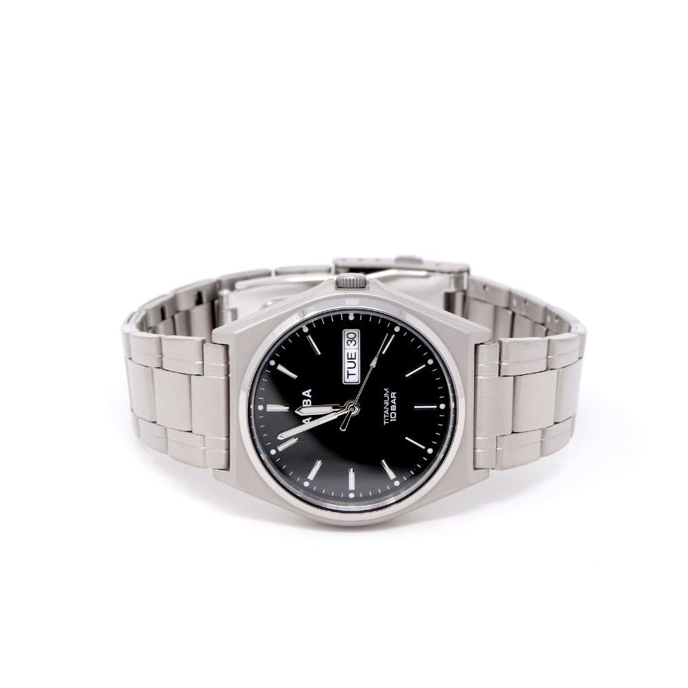 Часы Seiko Watch Alba, кварцевые, титановые, водонепроницаемые, для повседневной жизни, аналоговые, SEIKO ALBA, мужские (10 АТМ) (титан (AEFJ411))